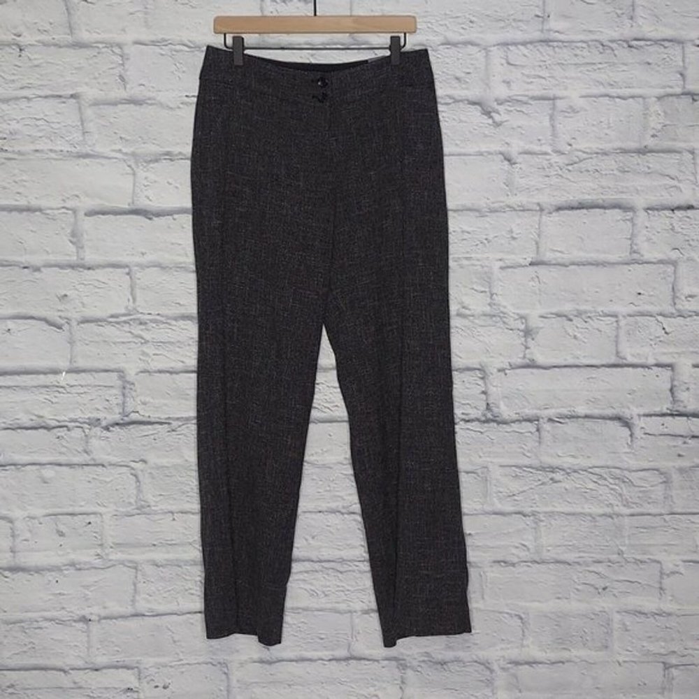 Nwt the Limited Collection Womens Gray Textured luxe fit wide leg pants Sz 8